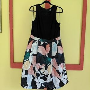 City Chic Watercolor Tank Dress